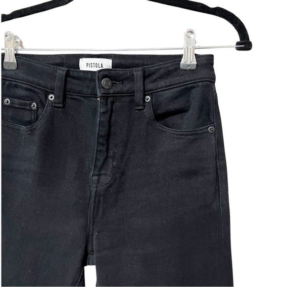 PISTOLA Teagan High Rise Vented Straight Black Sz 25 - Picture 5 of 7